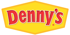A yellow and red logo for penny 's